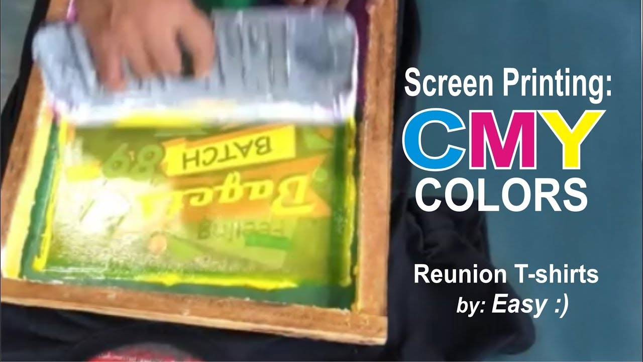 Screen Printing - CMY Colors