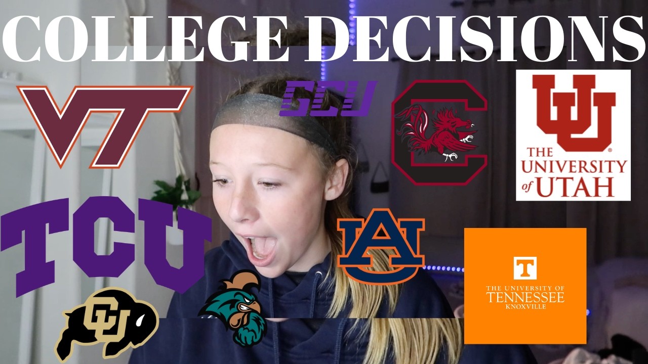COLLEGE DECISION REACTIONS!!! TCU, UofSC, Virginia Tech + more!!