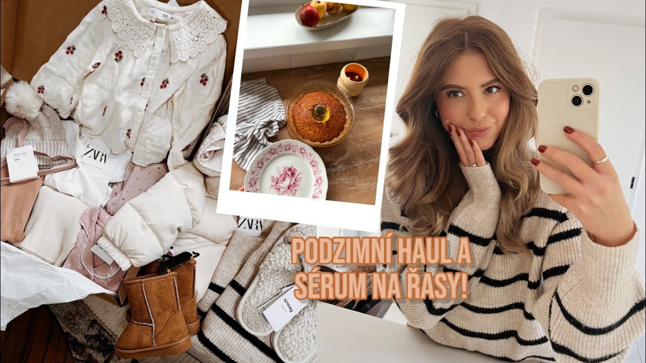 VLOG | Zázrak na řasy, podzimní haul & cuketová bábovka