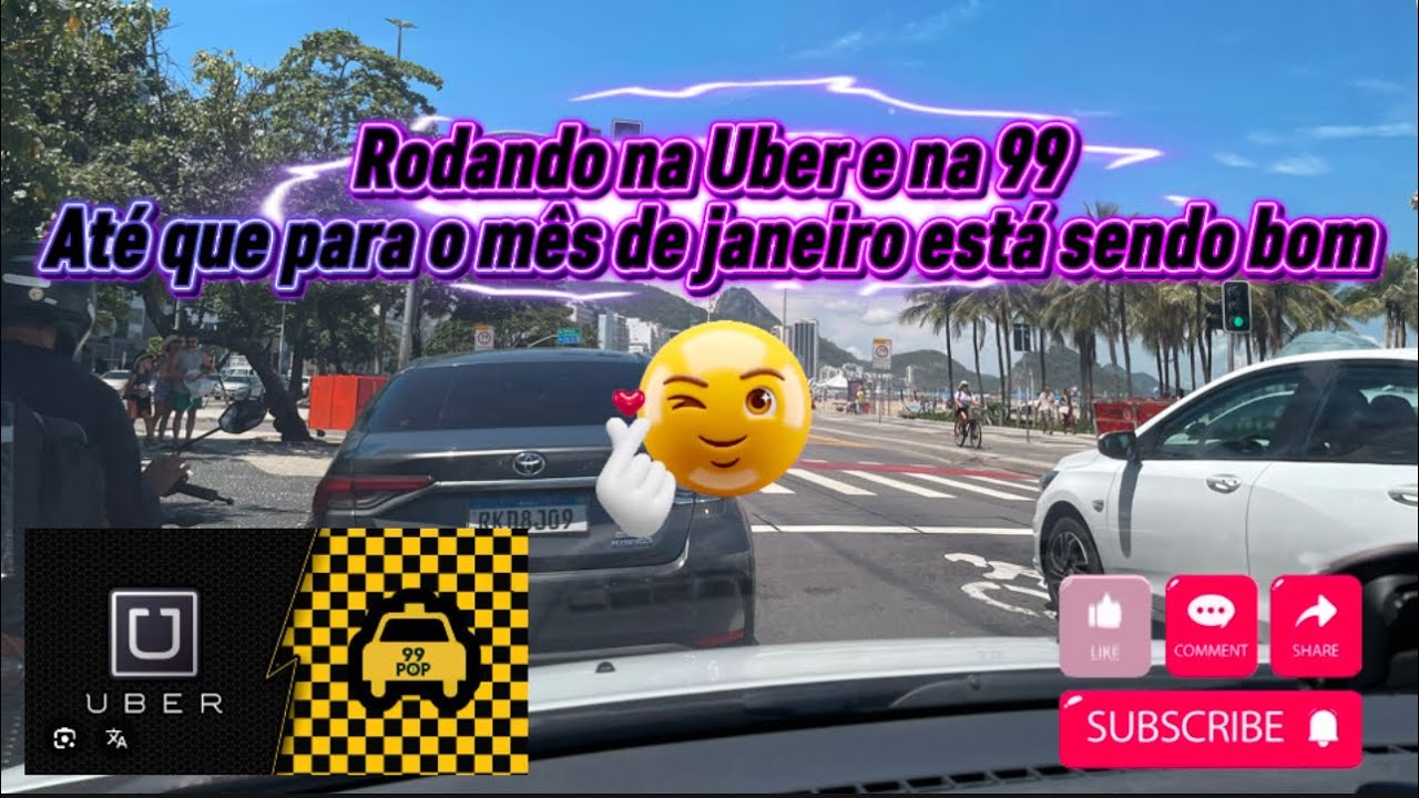 ￼ Rodando na Uber e na 99 no pior mês do ano!até que não tá sendo tão ruim!@Uber @gigu.brasil #99pop