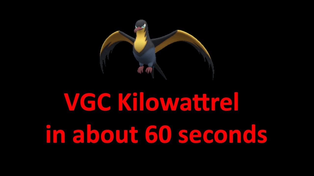 Kilowattrel Explained In About 60 Seconds // Scarlet and Violet VGC