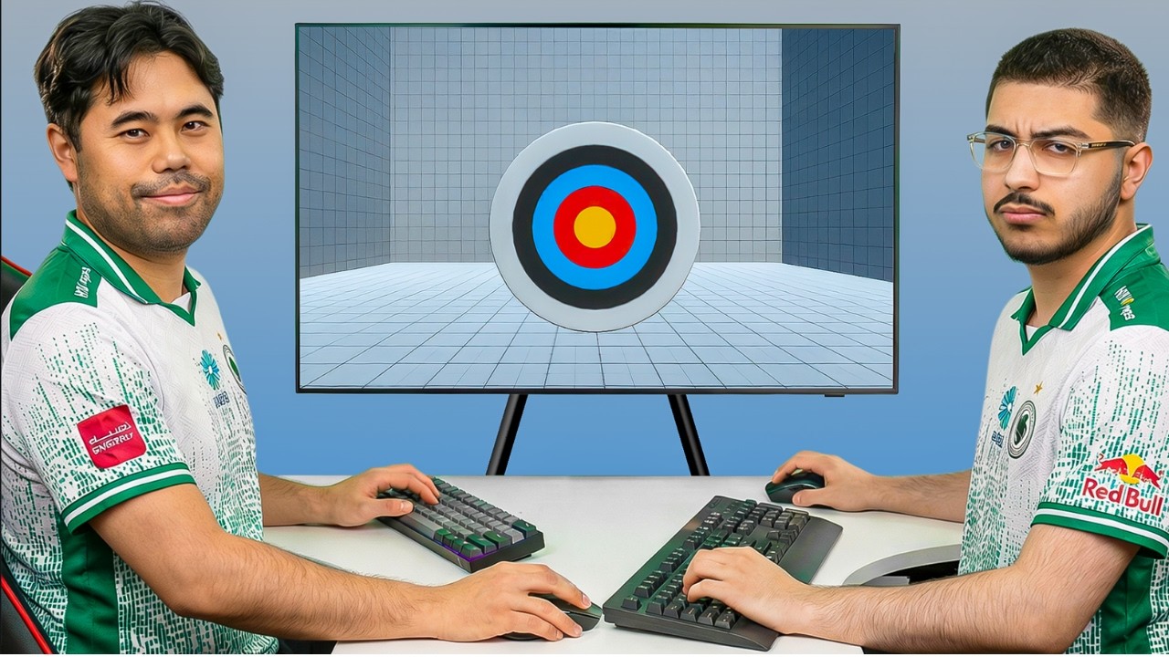 Professional Esports Players VS Aim Test Challenge