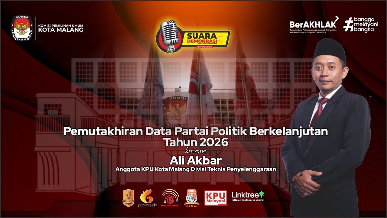 Pemutakhiran Data Partai Politik Berkelanjutan Tahun 2026