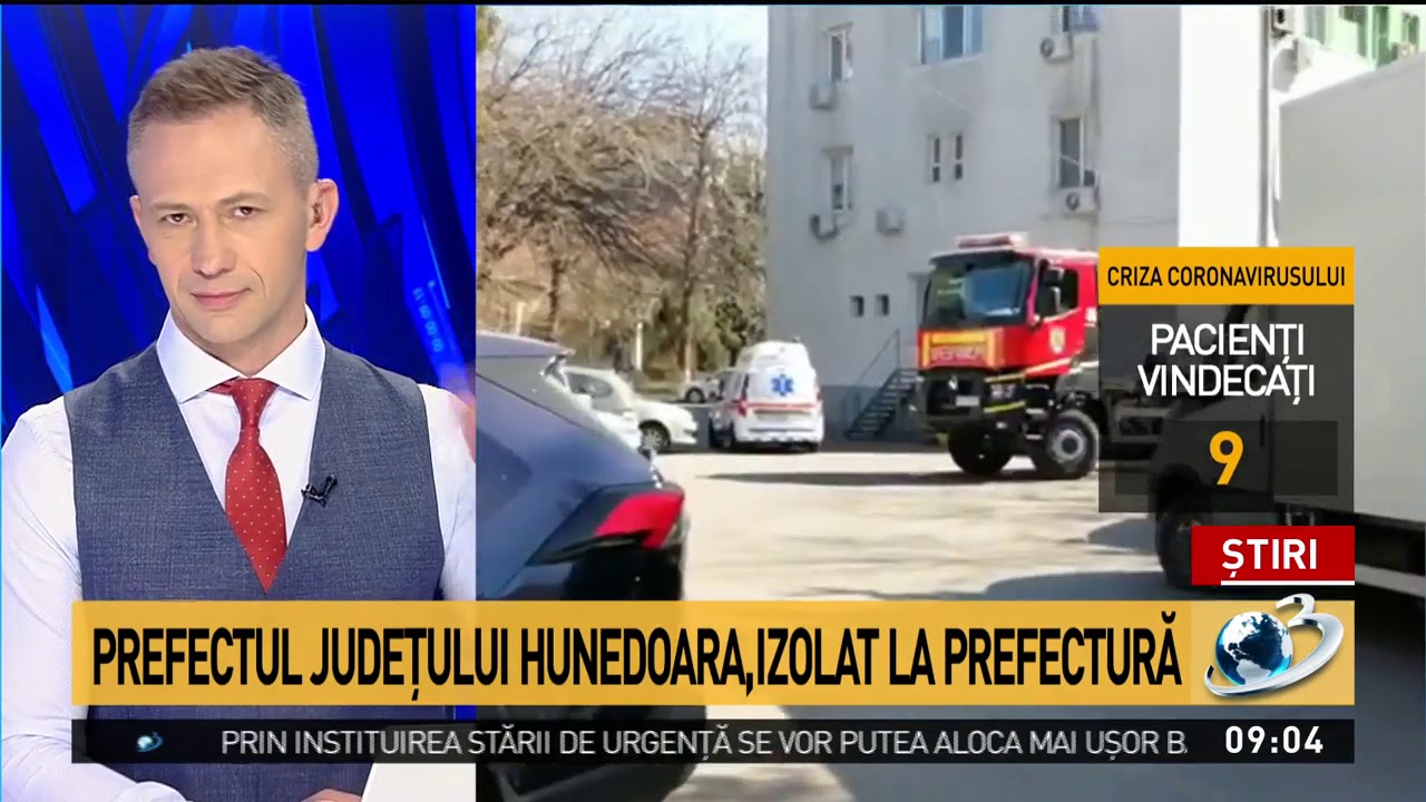 Prefectul județului Hunedoara, izolat la prefectură