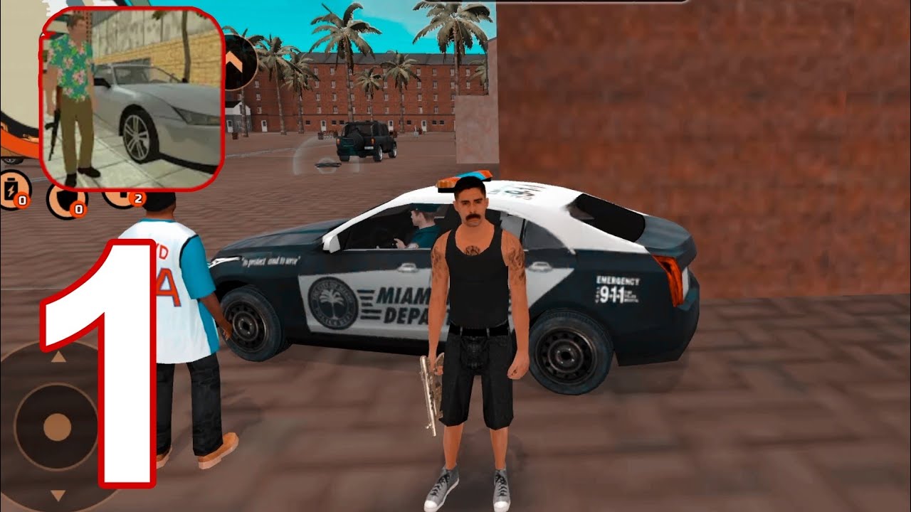 Miami crime simulator - Gameplay Walkthrough Part 1 ( Android,iOS )