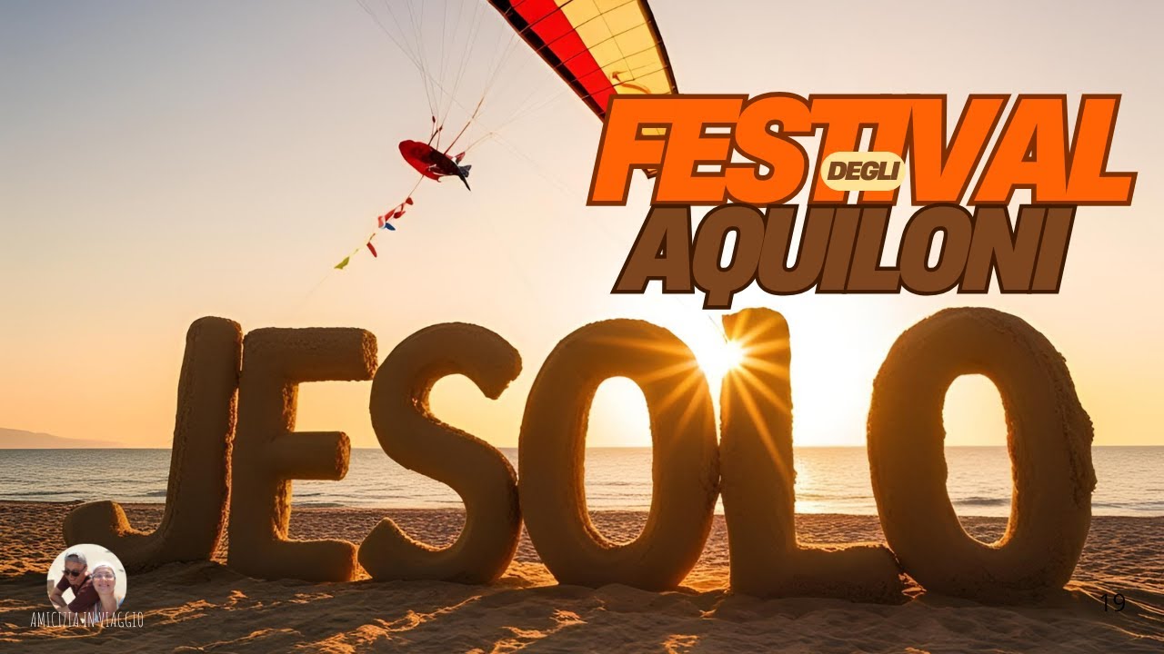 Festival degli aquiloni a Jesolo beach (VE)