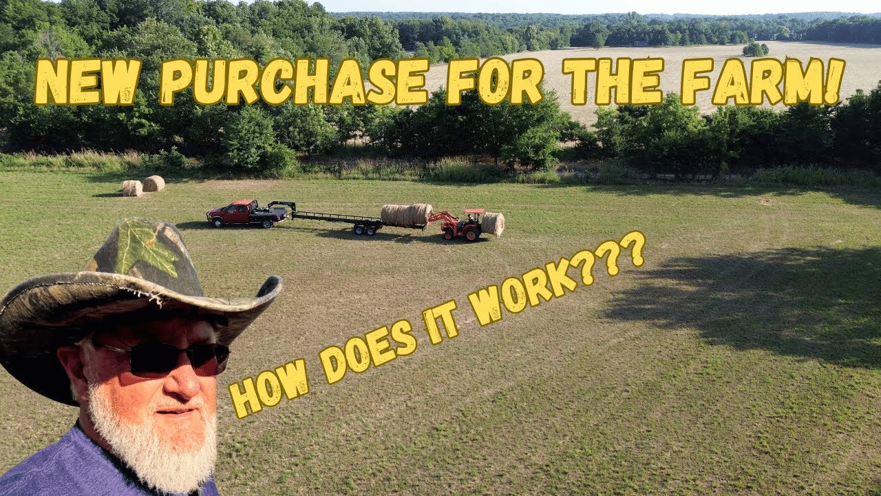 Buying and Using a 36 Foot Hay Toter Trailer...Big Purchase for the Farm! / Cattle / Ranch / Hay /