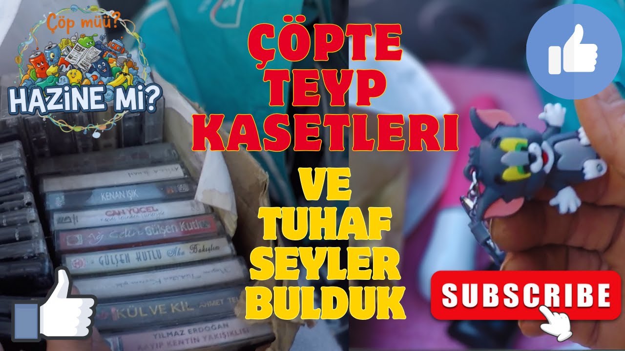 Bunu Çöpte Bulduk! 😳 Eski Teyp Kasetleri ve Anlam Veremediğimiz Şeyler