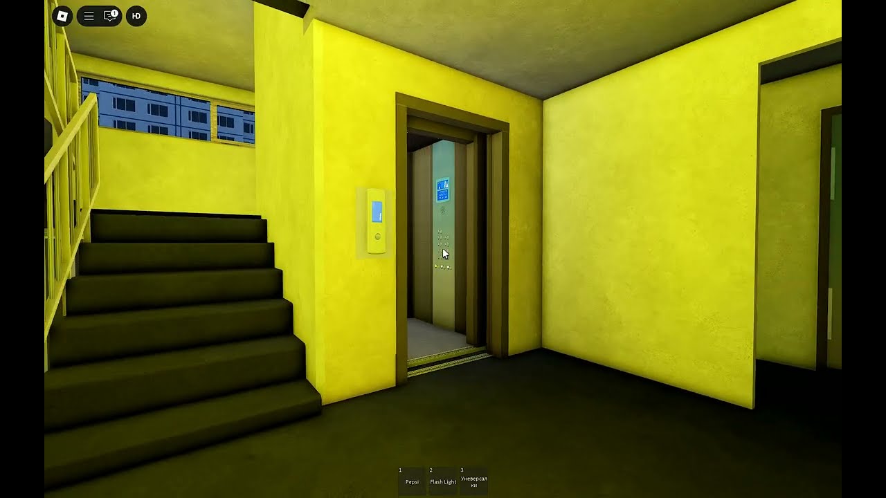 Roblox! Лифт OTIS GEN 2 2023г в этажном доме 