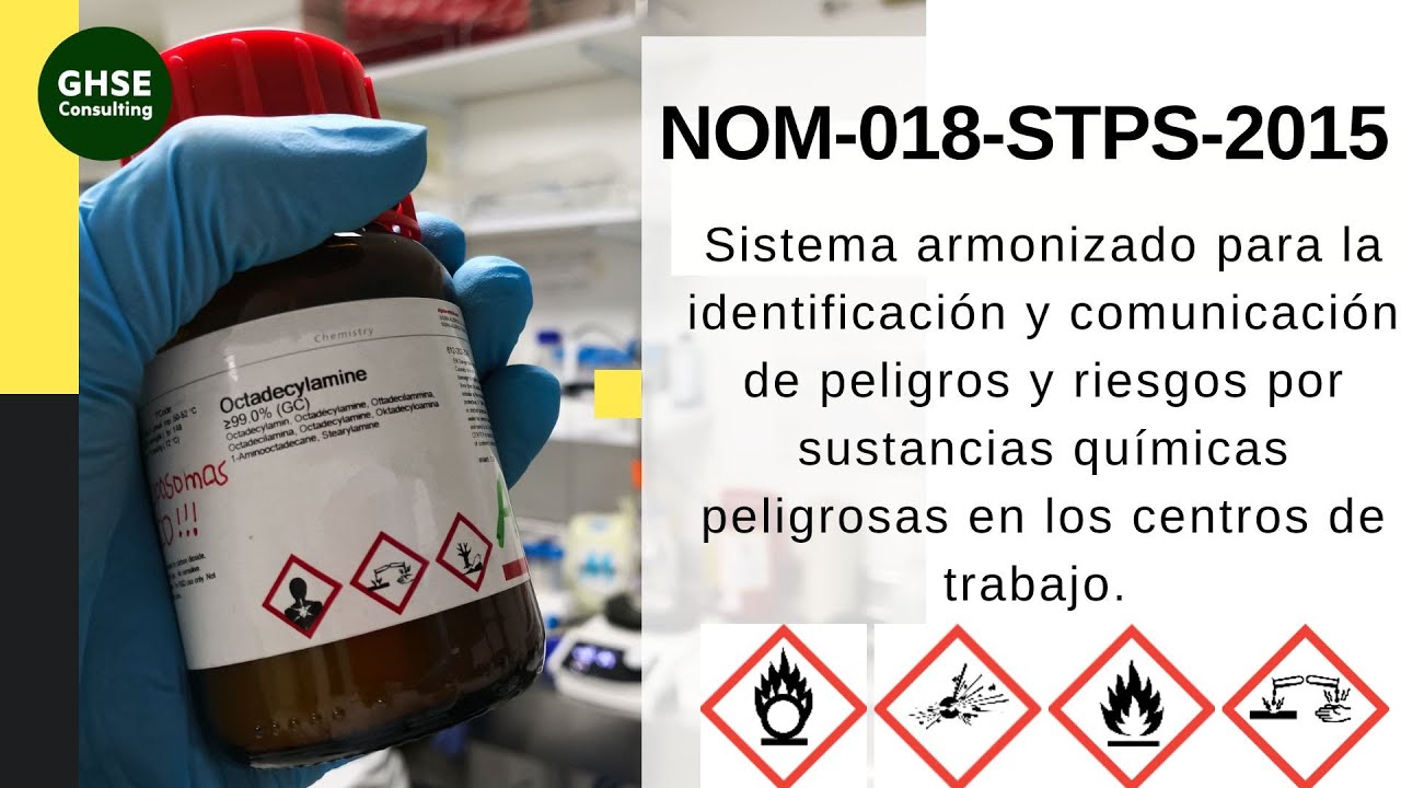 NOM- 018-STPS -2015.  Sistema armonizado para la identificación y comunicación de peligros y riesgos