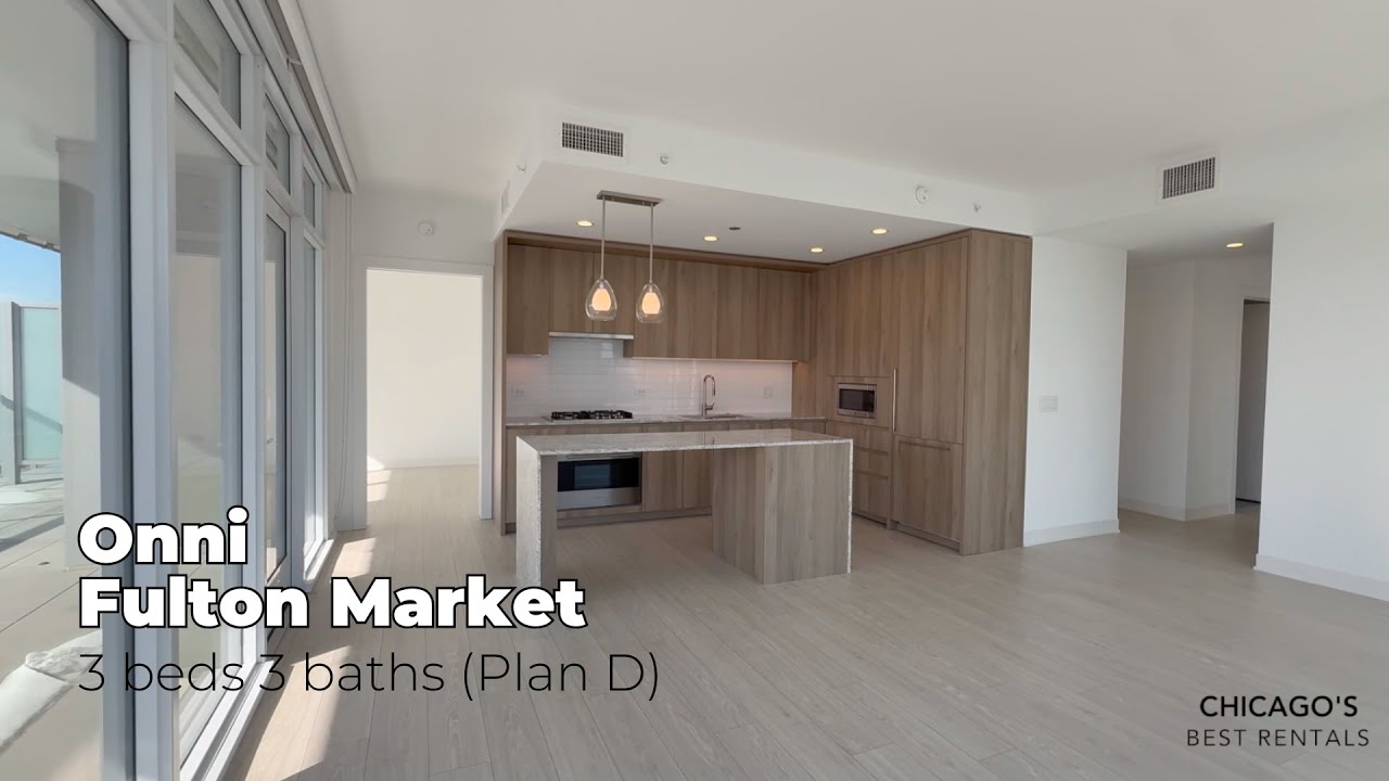 Onni Fulton Market | 3 Bed 3 Bath (Plan D) – Luxury Apartments for Rent in Chicago’s Fulton Market