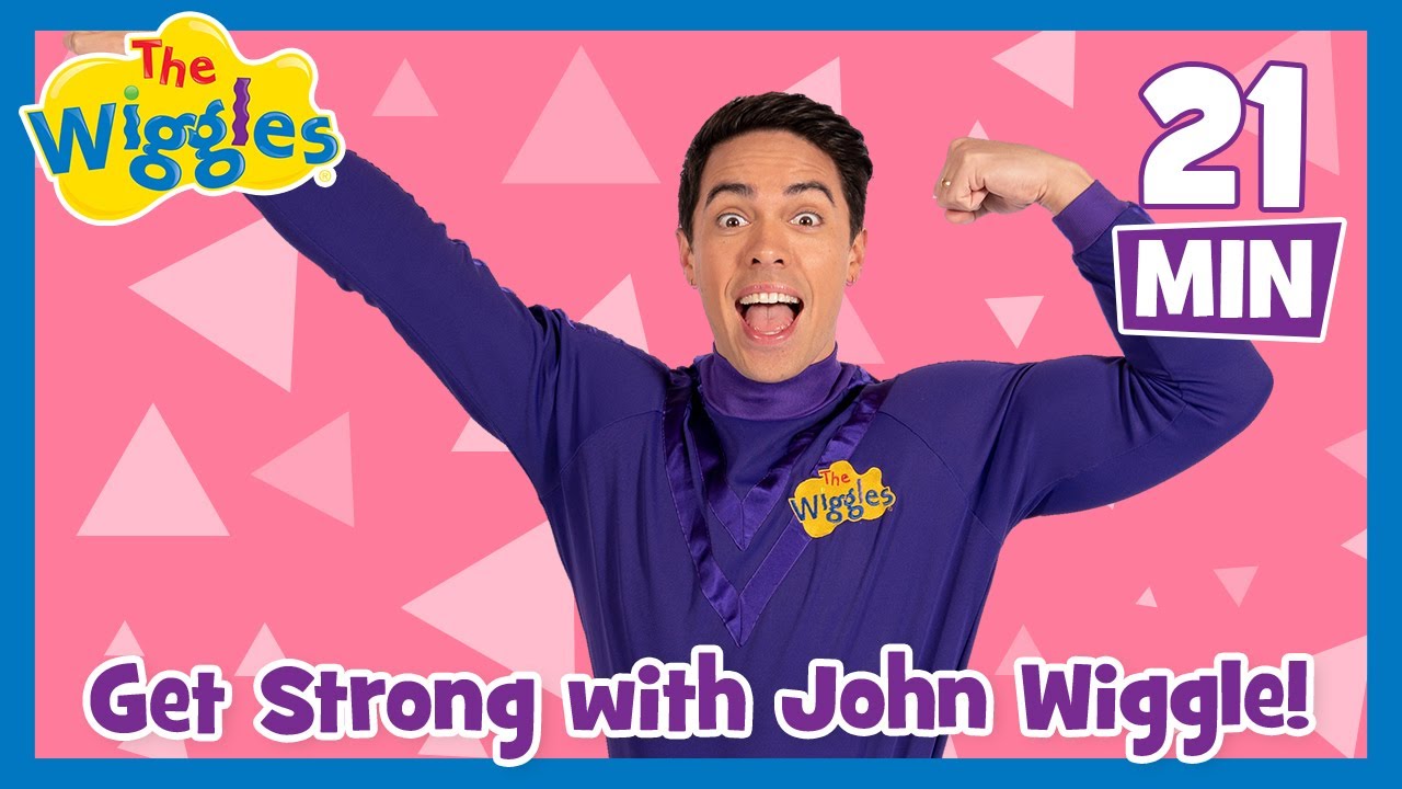 Get Strong with John Wiggle! 💜 Kids Activity Songs 💪 Dance, Play, Move and Get Active! 💪 The Wiggles
