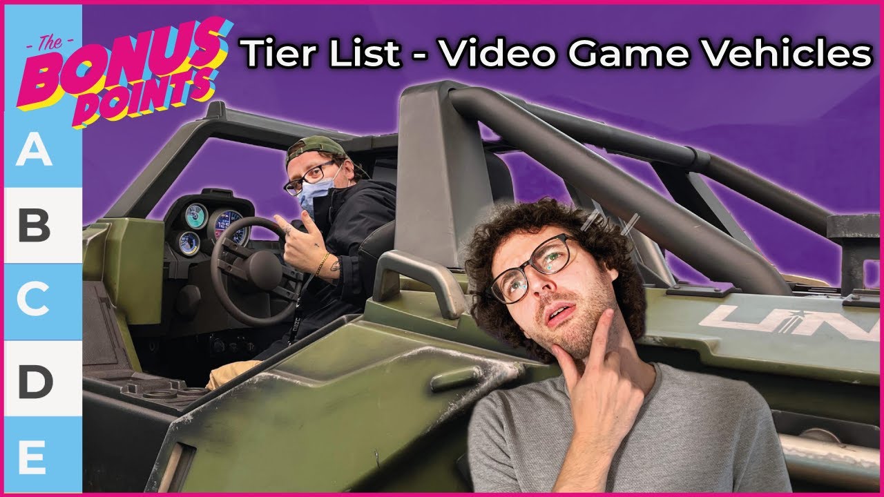 Tier List - Video Game Vehicles