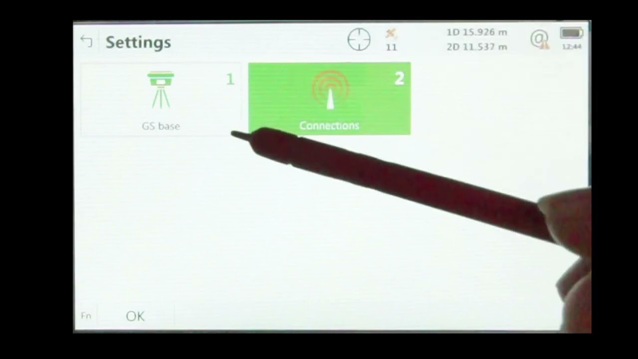 Leica Captivate v7.0.3 - configure base station