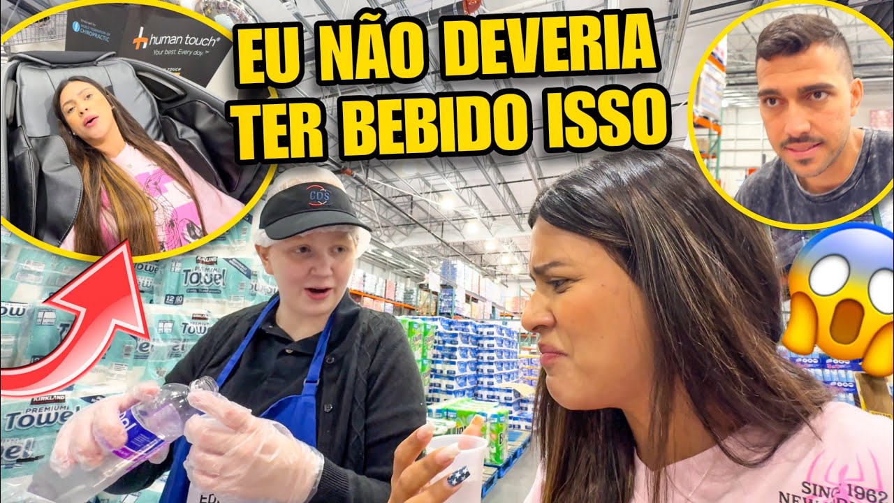 PRIMEIRA COMPRA DO MÊS PRA CASA! *EU NÃO DEVERIA TER BEBIDO ISSO* 😱🇺🇸
