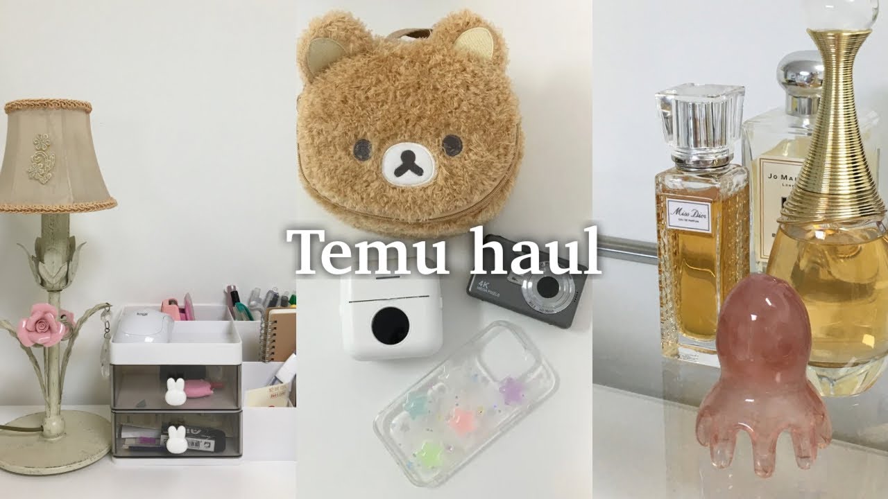 첫 테무깡 🛒📦 카메라, 정리함, 라벨프린터기, 케이스 등등 테무 추천템