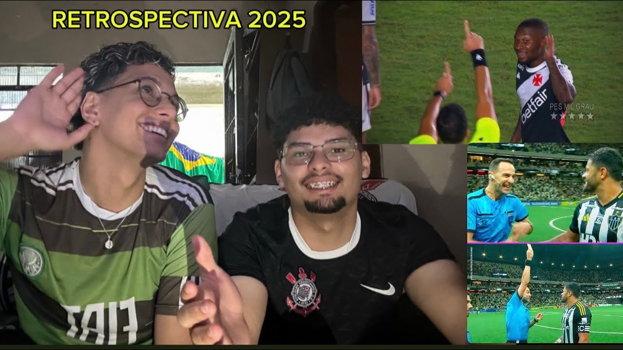RETROSPECTIVA DO FUTEBOL 2025 - PES MIL GRAU | REACT