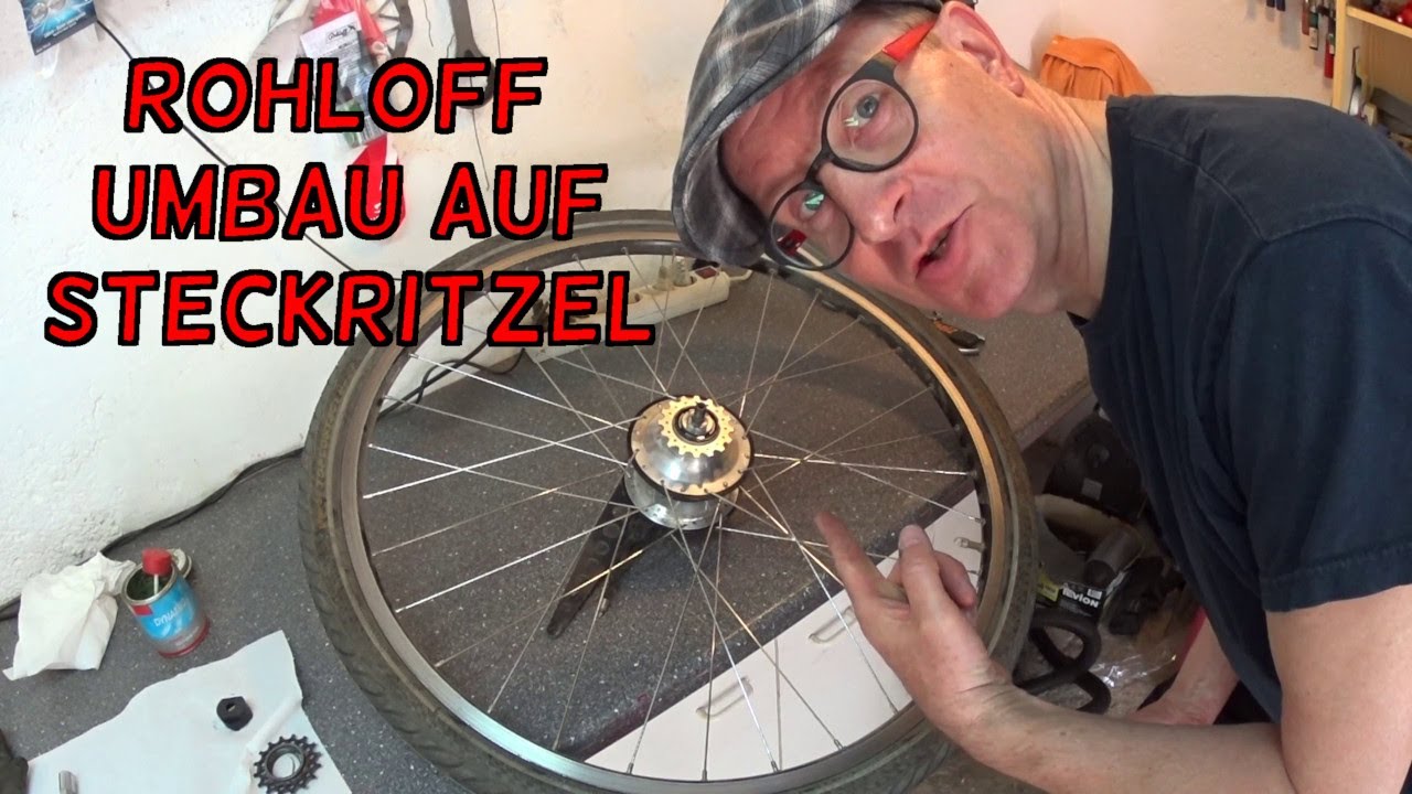 Rohloff Umbau auf Steckritzel