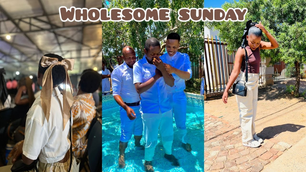 Vlog: Spend a Sunday with me|Building Celebration|Baptism|braai
