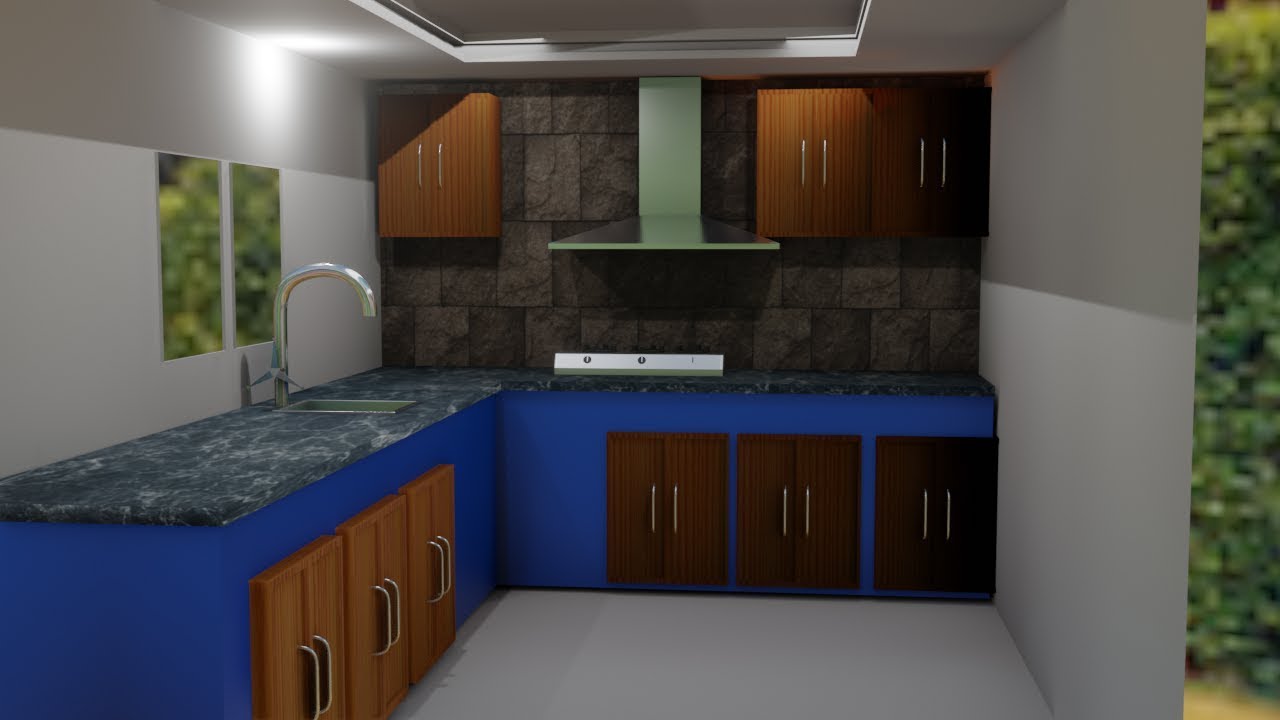 Blender kitchen Modelling |  Blender Tamil Tutorial |  LMWS