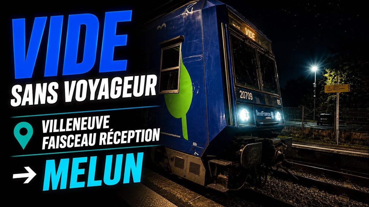 Cab Ride | RER D VIDE | VSG-FR à Melun à 140 km/h