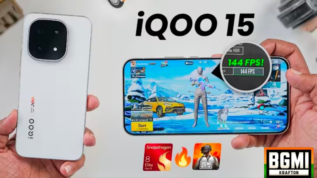 IQOO 15 Unboxing + BGMI 144 FPS Review | Gaming monster inside