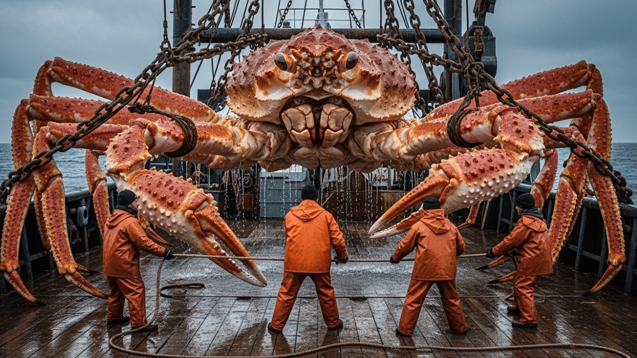 How Fishermen Earned $350,000 in 5 Days? | Giant Japanese Spider Crab Fishing (Deep Sea Discovery)