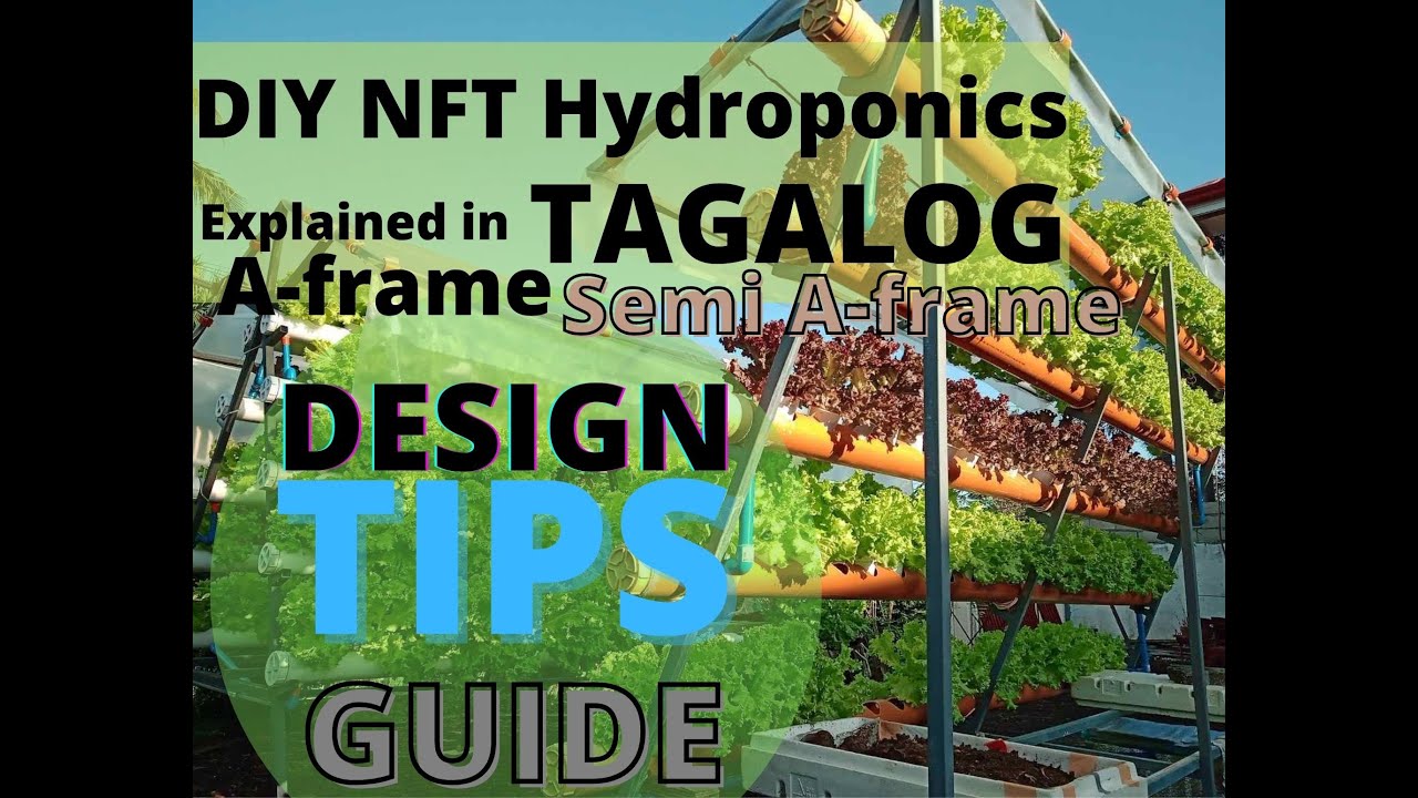 Designing your first DIY NFT Hydroponic System in Tagalog