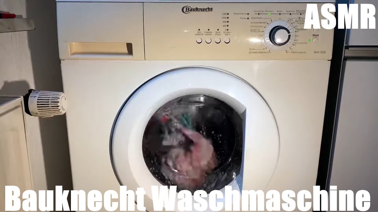 Entspannung Waschen Bauknecht Entspannungswaschen Waschmaschine Relaxen Pflegeleicht 60° Color ASMR