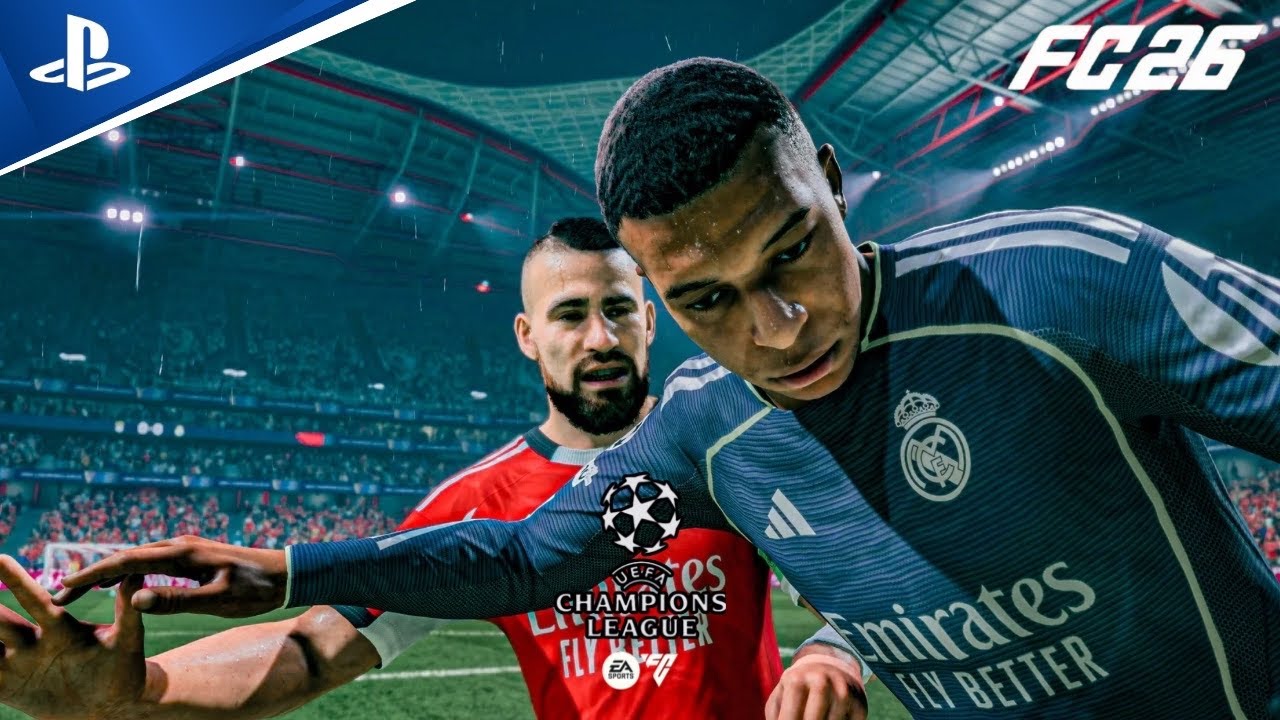 FC 26 - SL Benfica vs Real Madrid ft. K. Mbappe, Otamendi | UEFA Champions League 25/26 | PS5™