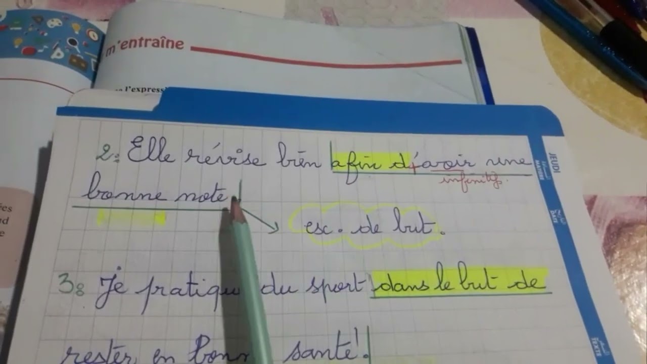 l'expression de but 👩‍🎨🙋‍♀️📚📖1AMالتعبير عن الهدف