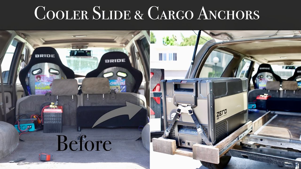 DIY Cooler Fridge Slide
