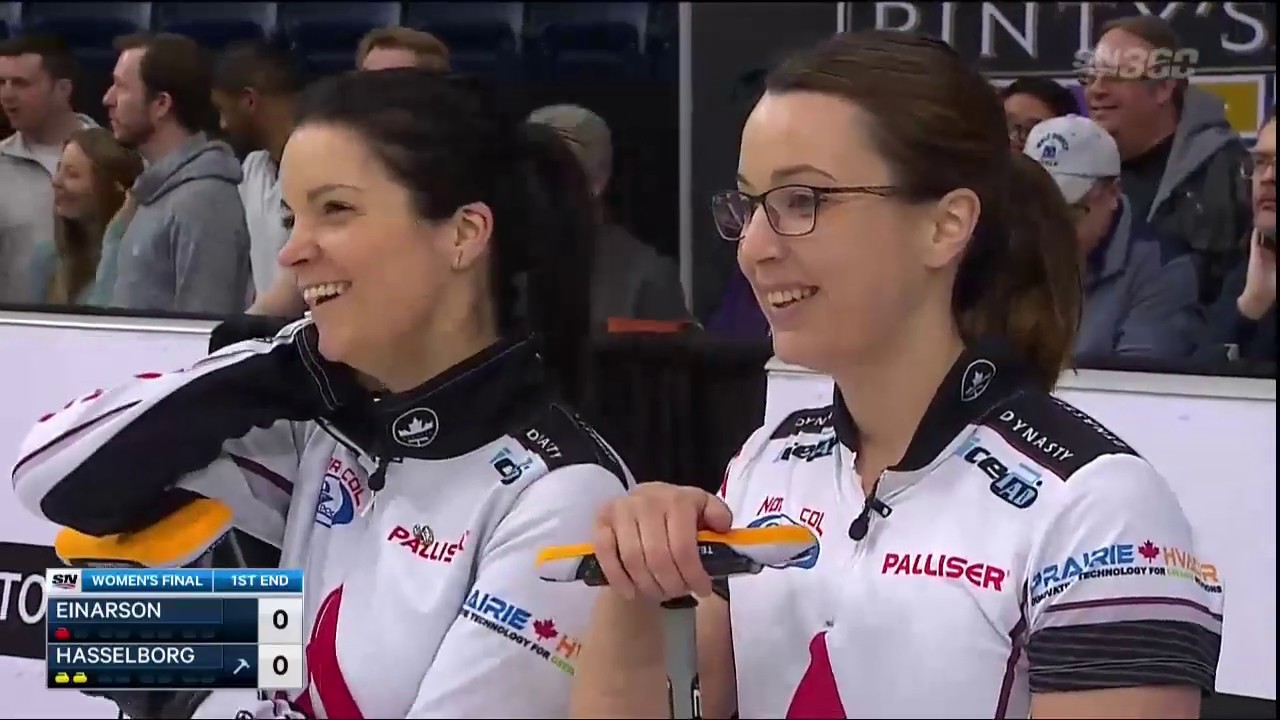 Grand Slam of Curling | 2019 Player's Championship  Team Einarson vs Team Hasselborg