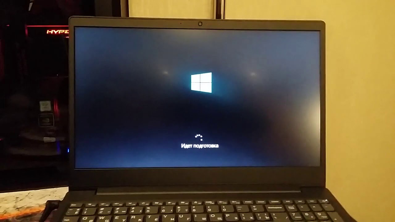 Установка  Windows 10 на ноутбук Lenovo IdeaPad S145 15IWL 720p