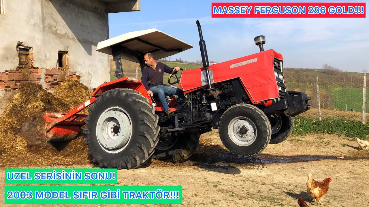 MASSEY FERGUSON 286 GOLD!!! MFNİN YAKIŞIKLI TRAKTÖRÜ! KEPÇE İLE TESTİ!!!