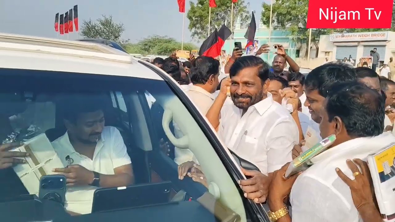 உதயநிதி ஸ்டாலினுக்கு நெல்லையில் சிறப்பான வரவேற்பு!