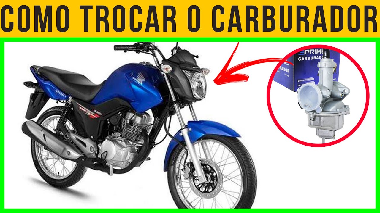COMO TIRAR  O CARBURADOR DA FAN  125 UM GRANDE MACETE PARTE 1 JOSE ROCHA