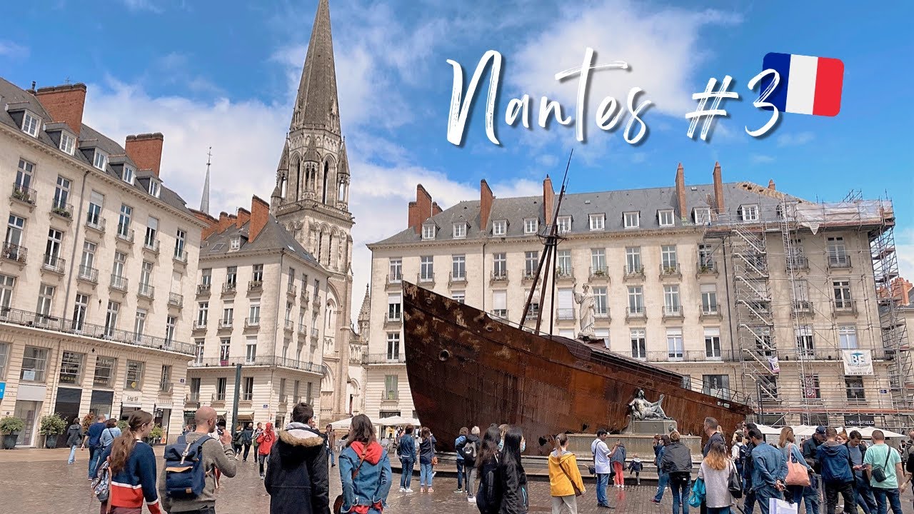 프랑스 여행 브이로그#7🇫🇷브르타뉴Bretagne 여행, 낭트Nantes 다운타운 투어🏰 | 쇼핑 천국 프랑스👠| 갈레트Galette&크레페 맛집🥞| 유럽 여행 브이로그