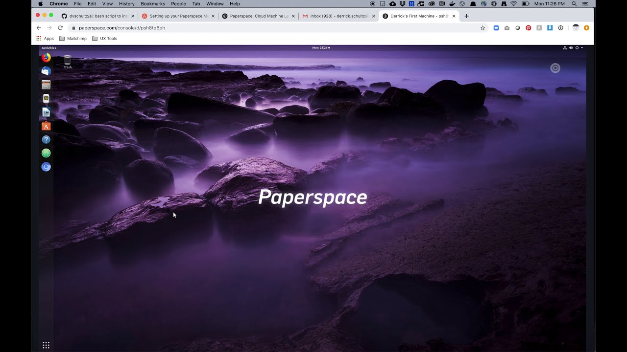 Paperspace Demo (Setup and Install for Machine Learning)