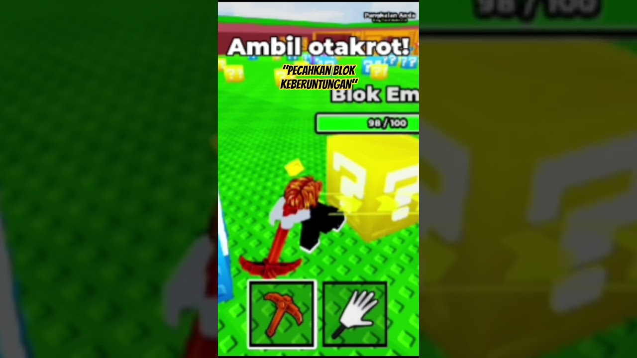 Roblox "Pecahkan Blok Keberuntungan"