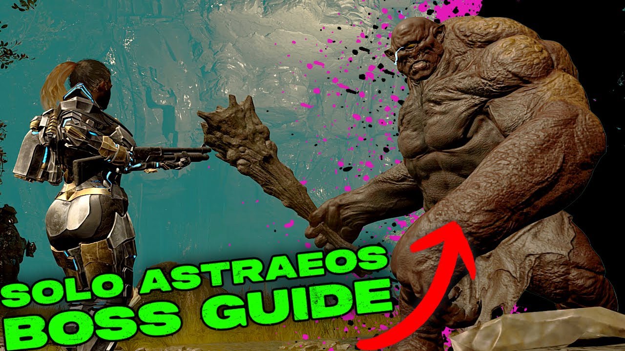 ASTRAEOS Boss Fight SOLO WALK THROUGH!!! How To Easily Beat This ASA Boss!!