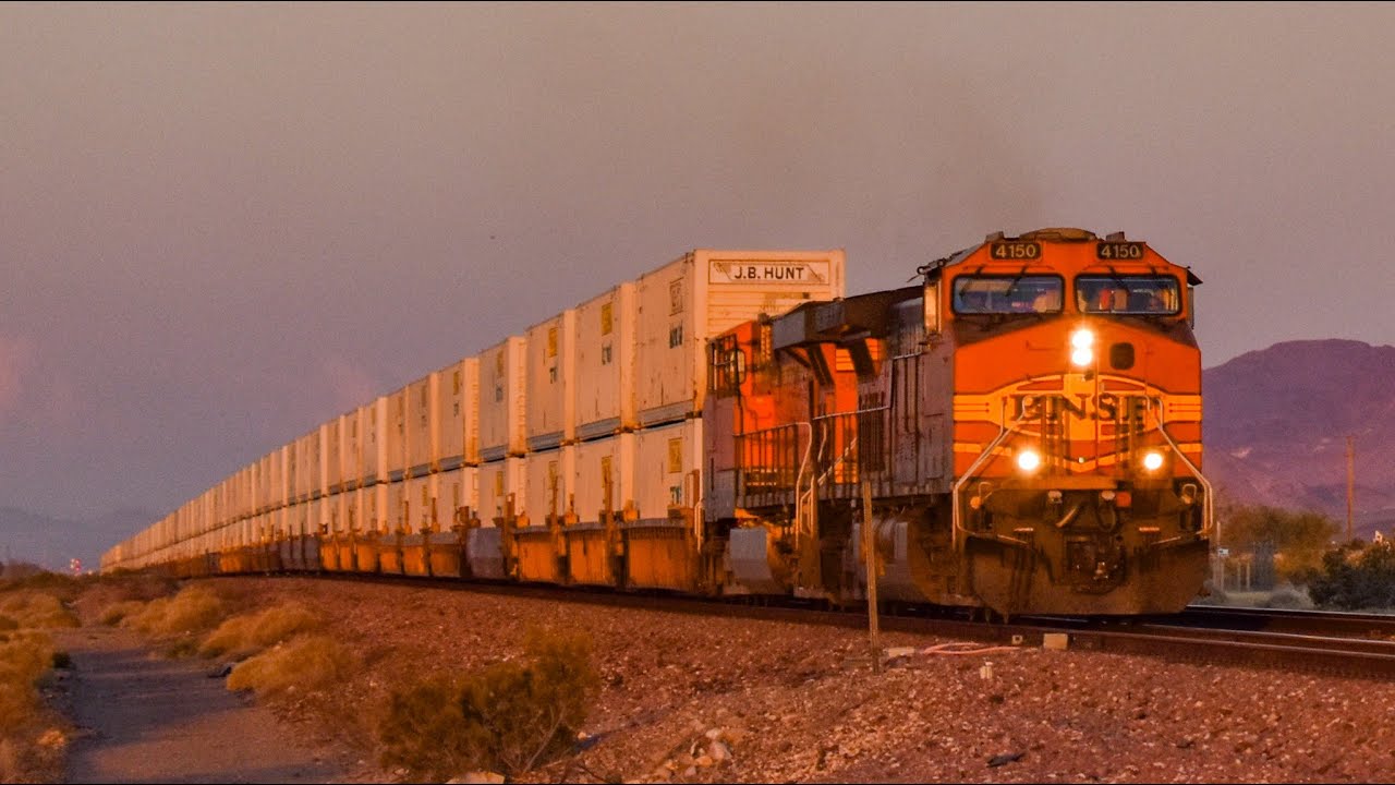 Railfanning the Mojave Desert