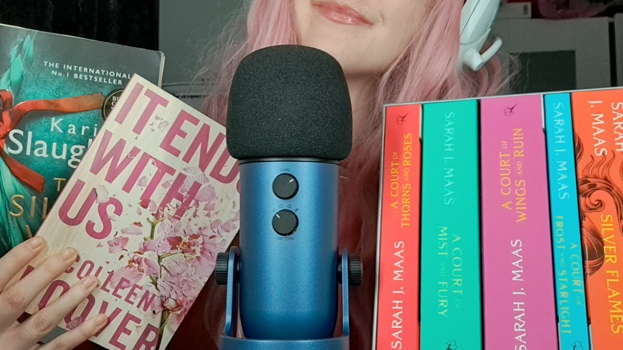 Book Reading ASMR • Inaudible whispering • Scratching • Tapping,  introduction & ramble about myself