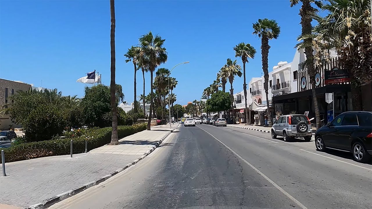 Paphos Sea Front in 4K! June 2021