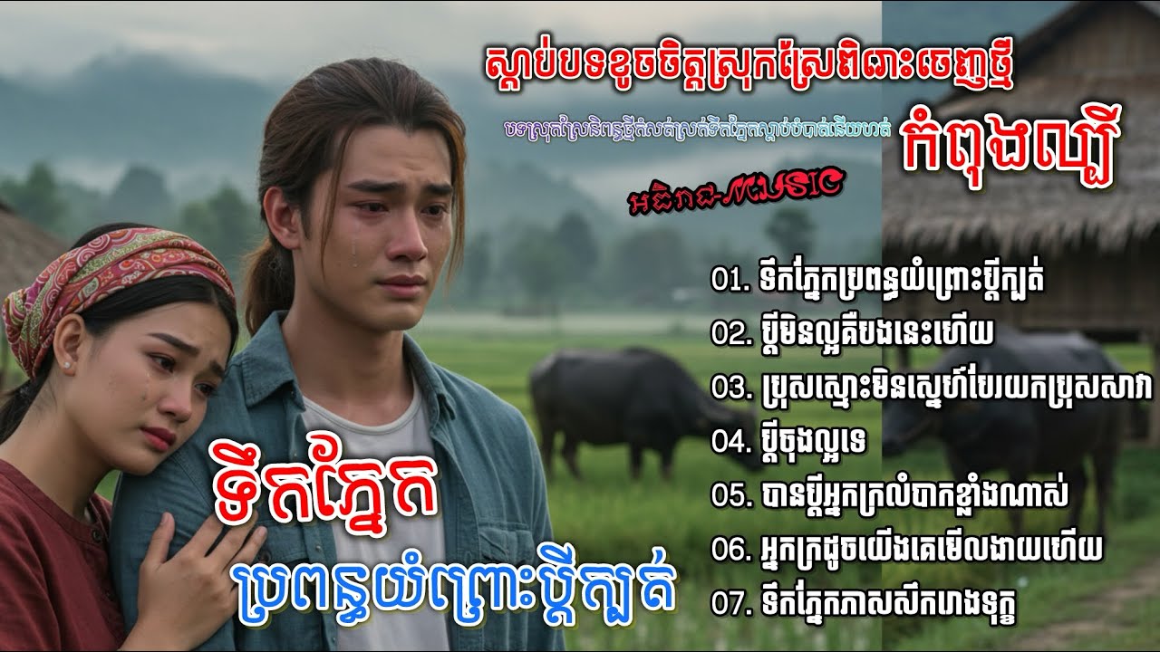 ស្ដាប់បទខូចចិត្តស្រុកស្រែចេញថ្មី🥀💔 | ទឹកភ្នែកប្រពន្ធយំព្រោះប្ដីក្បត់ | ចម្រៀងចេញថ្មី Khmer New 2026