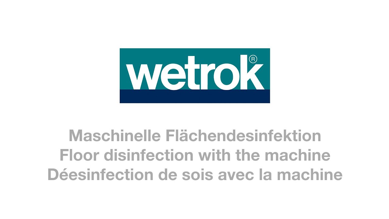 Desinfektion mit der Scheuersaugmaschine I maschinelle Fl&auml;chendesinfektion