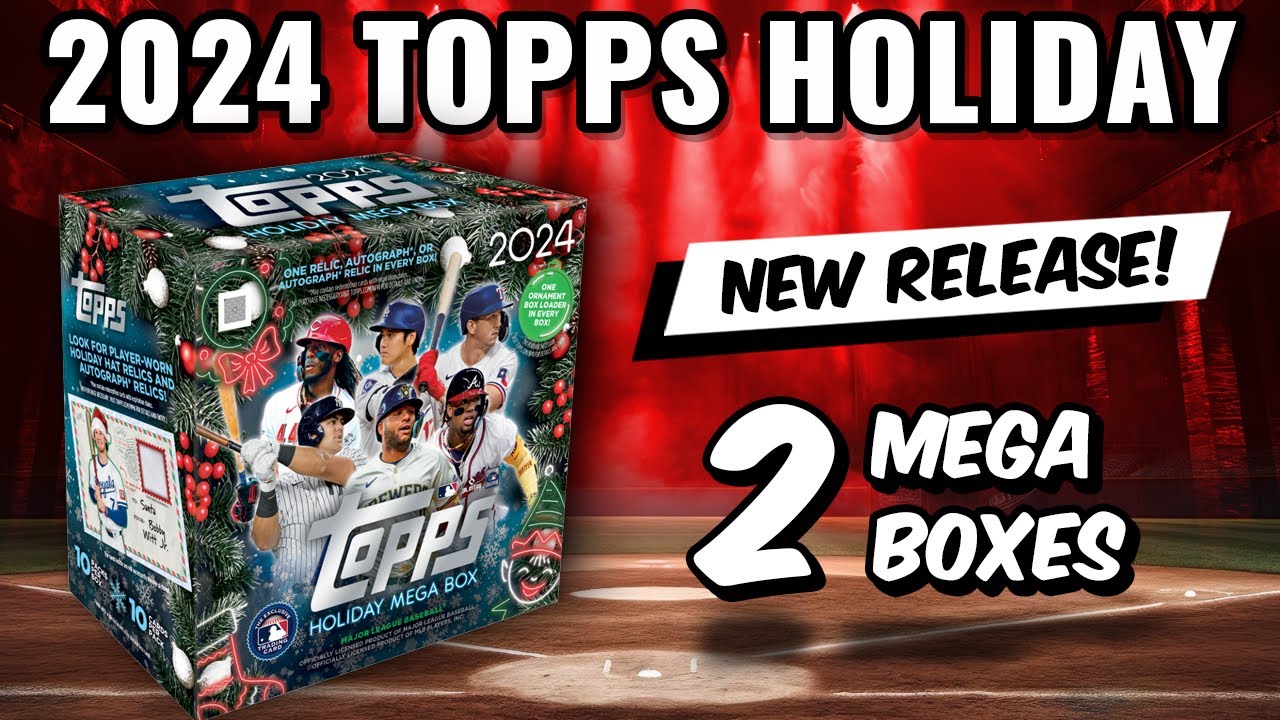 🚨NEW RELEASE🚨TOP ROOKIE SHORT PRINTS!! 2024 TOPPS HOLIDAY 2 MEGA BOX RIP