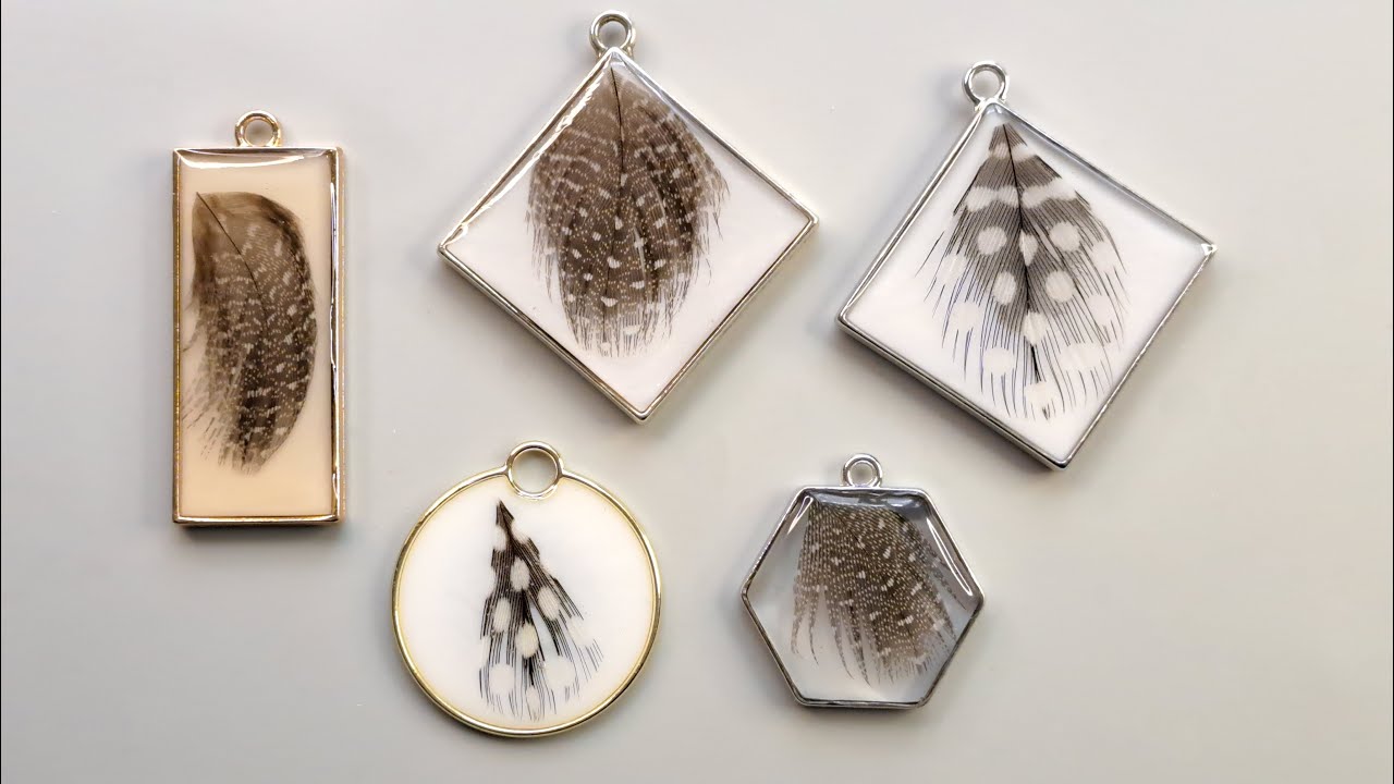 Casting Feathers in UV Resin without Bubbles - the most simple way!