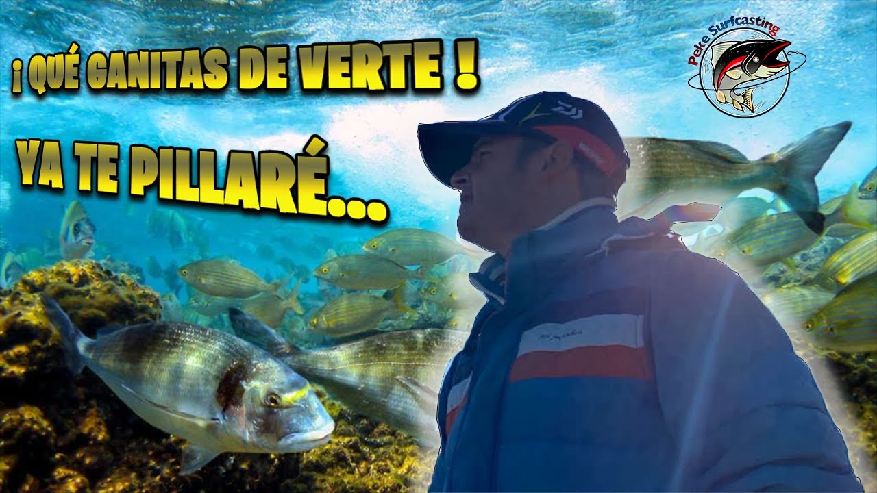 Día de pesca en Playa Levante (Cabo de Palos)