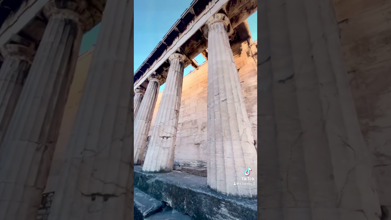 Temple Of Hephaestus 🇬🇷 #travel #ancientgreece #greek #history #monument #greekgods #temple